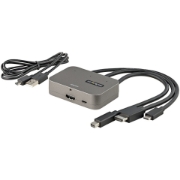Picture of StarTech.com 3-in-1 Multiport to HDMI Adapter - 4K 60Hz USB-C, HDMI or Mini DisplayPort to HDMI Converter for Conference Room - Digital AV Video Adapter to Connect HDMI Monitor/Display