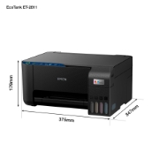 Picture of Epson EcoTank ET-2811 Inkjet A4 5760 x 1440 DPI 33 ppm Wi-Fi