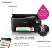 Picture of Epson EcoTank ET-2815 A4 Multifunction Wi-Fi Ink Tank Printer