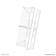 Picture of Neomounts AWL-250BL18 VESA extension kit