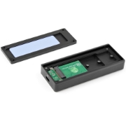 Picture of StarTech.com USB-C 10Gbps M.2 NVMe PCIe SSD Enclosure - Rugged Aluminum External M.2 PCIe M-Key Case IP67 Rated - 1GB/s Read/Write - Supports 2230/2242/2260/2280 - TB3 Compatible - Mac/PC