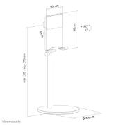 Picture of Neomounts DS10-200SL1 Phone stand up to 7" - height adjustable - universal