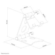 Picture of Neomounts DS10-150SL1 Phone stand up to 4.7" - foldable - universal