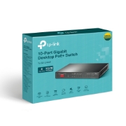 Picture of TP-Link TL-SG1210MP network switch Unmanaged Gigabit Ethernet (10/100/1000) Power over Ethernet (PoE) Black
