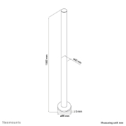 Picture of Neomounts FPMA-D9POLE Extension pole monitor arm - h 100 cm