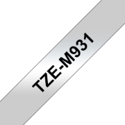 Picture of Brother TZE-M931 label-making tape Black on silver