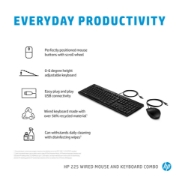 Picture of HP 225 Wired Mouse and Keyboard Combo