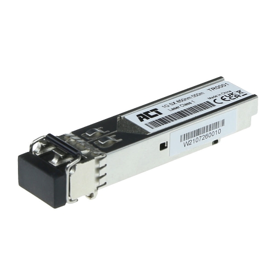 Picture of ACT SFP SX transceiver coded for open platform / uncoded / generic