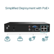 Picture of TP-Link VIGI 4 Channel PoE+ Network Video Recorder