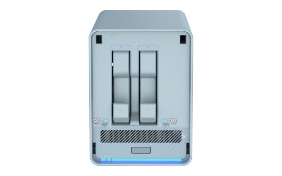 Picture of QNAP QMiroPlus-201W NAS Desktop Intel® Celeron® J4125 4 GB DDR4 0 TB QNAP Turbo System Blue
