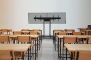 Picture of Neomounts FL55-875BL1 TV trolley 55-100" - motorised - TÜV