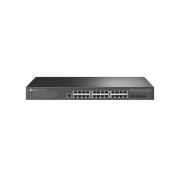 Picture of TP-Link JetStream TL-SG3428X-UPS network switch Managed L2+/L3 Gigabit Ethernet (10/100/1000) 1U Black