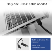 Picture of ACT USB-C Docking Station 4K, for 2 or 3 HDMI/DisplayPort monitors, DisplayLink