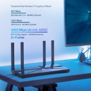 Picture of TP-Link Archer AX53 wireless router Gigabit Ethernet Dual-band (2.4 GHz / 5 GHz) Black