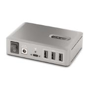 Picture of StarTech.com 10-Port USB-C Hub - 8x USB-A/2x USB-C - Self-Powered w/65W Power Supply - USB 3.1 10Gbps - Desktop/Laptop USB Hub w/USB-IF Certified 3ft Locking Cable, USB C Hub