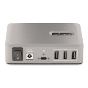 Picture of StarTech.com 10-Port USB-C Hub - 8x USB-A/2x USB-C - Self-Powered w/65W Power Supply - USB 3.1 10Gbps - Desktop/Laptop USB Hub w/USB-IF Certified 3ft Locking Cable, USB C Hub