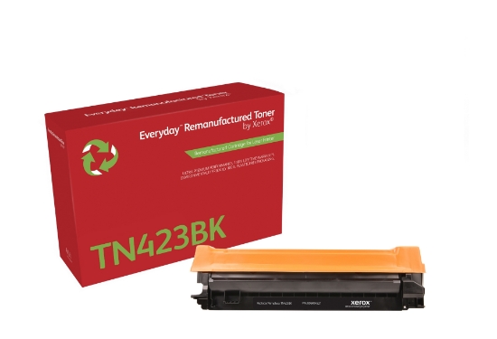 Picture of Everyday ™ Black Remanufactured Toner by Xerox compatible with Brother TN423BK, High capacity