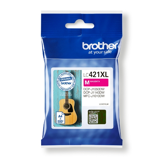 Picture of Brother LC-421XLM ink cartridge 1 pc(s) Original High (XL) Yield Magenta
