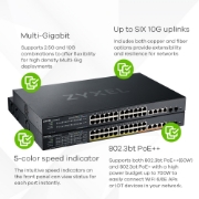 Picture of Zyxel XMG1930-30 Managed L3 2.5G Ethernet (100/1000/2500) Black