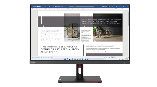 Picture of Lenovo ThinkVision S27i-30 LED display 68.6 cm (27") 1920 x 1080 pixels Full HD Grey