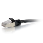 Picture of C2G 2m Cat6a Booted Shielded (SSTP) Network Patch Cable - Black