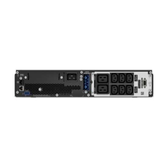 Picture of APC Smart-UPS On-Line, 3kVA, Rackmount 2U, 230V, 6x C13+2x C19 IEC outlets, SmartSlot, Extended runtime, W/rail kit, W/O Lithium-ion external battery