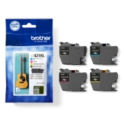 Picture of Brother LC421XLVAL ink cartridge 1 pc(s) Original Black, Cyan, Magenta, Yellow