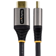 Picture of StarTech.com 6ft (2m) HDMI 2.1 Cable 8K - Certified Ultra High Speed HDMI Cable 48Gbps - 8K 60Hz/4K 120Hz HDR10+ eARC - Ultra HD 8K HDMI Cable - Monitor/TV/Display - Flexible TPE Jacket