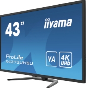Picture of iiyama ProLite X4373UHSU-B1 computer monitor 108 cm (42.5") 3840 x 2160 pixels 4K Ultra HD Black