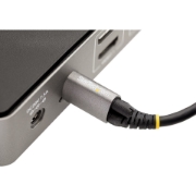 Picture of StarTech.com 3ft (1m) Top Screw Locking USB C Cable 10Gbps - USB 3.1/3.2 Gen 2 Type-C Cable - 100W (5A) Power Delivery Charging, DP Alt Mode - Single Screw Lock, USB-C Cord Charge/Sync