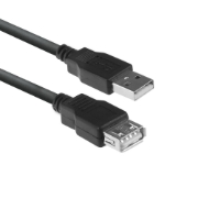 Picture of ACT USB 2.0 extension cable A male - A female 1.8 meters, Zip Bag