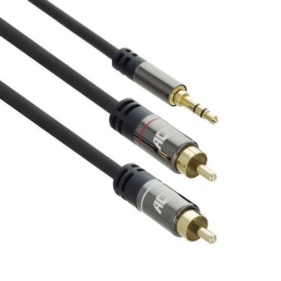 Picture of ACT Audio Connection Cable 3.5mm to 2x RCA 1.5m