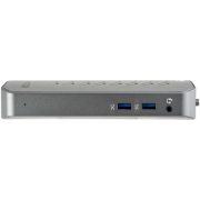 Picture of StarTech.com USB-C USB-A Dock - Hybrid Universal USB 3.0 Docking Station for USB-C or USB-A Laptop - Dual Monitor 4K 60Hz HDMI/DisplayPort - 6x USB-A, GbE - USB 3.1 Gen 1 - Windows/Mac
