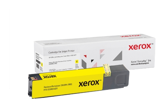 Picture of Everyday ™ Yellow Toner by Xerox compatible with HP 980 (D8J09A), Standard capacity