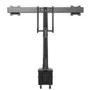 Picture of StarTech.com Desk Mount Dual Monitor Arm - Ergonomic Dual Monitor VESA Mount 32" (17.6lb) Displays - Crossbar Handle for Synchronized Full Motion - Height Adjustable - C-Clamp/Grommet