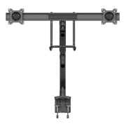Picture of StarTech.com Desk Mount Dual Monitor Arm - Ergonomic Dual Monitor VESA Mount 32" (17.6lb) Displays - Crossbar Handle for Synchronized Full Motion - Height Adjustable - C-Clamp/Grommet