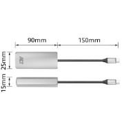 Picture of ACT USB-C Gigabit ethernet adapter