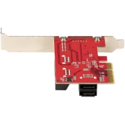 Picture of StarTech.com SATA PCIe Card - 6 Port PCIe SATA Expansion Card - 6Gbps - Low/Full Profile - Stacked SATA Connectors - ASM1166 Non-Raid - PCI Express to SATA Converter