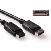 Picture of ACT 5 meters DisplayPort cable male - male, power pin 20 connected
