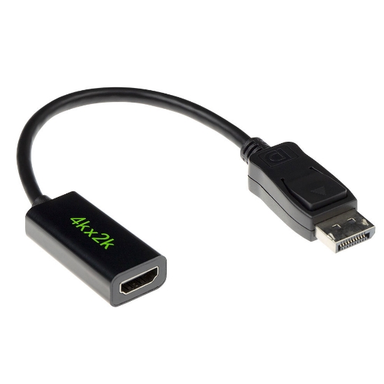 Picture of ACT 0.15 meters adapter cable DisplayPort male - HDMI-A female