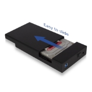 Picture of ACT 3.5" SATA hard drive enclosure, screwless, USB 3.2 Gen1