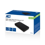 Picture of ACT 3.5" SATA hard drive enclosure, screwless, USB 3.2 Gen1