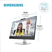 Picture of HP E-Series E27m G4 QHD USB-C Conferencing Monitor