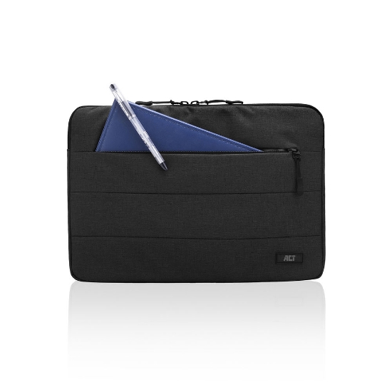 Picture of ACT City laptop sleeve for laptops up to 13.3”, made from recycled plastic bottles