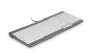 Picture of BakkerElkhuizen UltraBoard 960 Standard Compact keyboard Office USB QWERTZ Swiss Silver, White