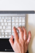 Picture of BakkerElkhuizen UltraBoard 960 Standard Compact keyboard Office USB QWERTZ Swiss Silver, White