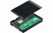 Picture of QNAP QDA-UMP4 storage drive enclosure SSD enclosure Black 2.5"
