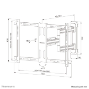 Picture of Neomounts WL40S-850BL16 TV mount wall 40-70" - full motion - fast installation