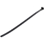 Picture of StarTech.com 10"(25cm) Reusable Cable Ties - 1/4"(7mm) wide, 2-1/2"(65mm) Bundle Dia. 50lb(22kg) Tensile Strength, Releasable Nylon Ties, Indoor/Outdoor, 94V-2/UL Listed, 100 Pack - Black
