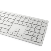 Picture of DELL KM5221W-WH keyboard Mouse included Office RF Wireless QWERTY UK International White